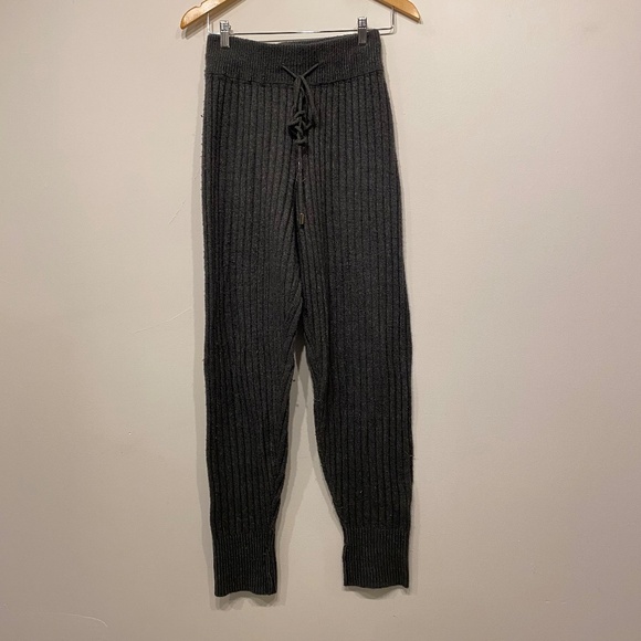 Free People Intimately Ribbed Sweater Pants in Grey - Picture 2 of 7